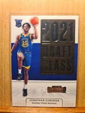 Jonathan Kuminga #7 2021-22 Contenders 2021 Draft Class Rookie Warriors D0138A