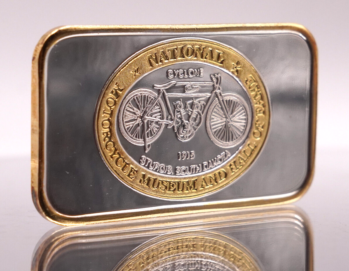 純銀 記念メダル 1991年 IDB 名古屋総会 造幣局製 ケース付 33g 1991 Sturgis South Dakota Motorcycle Museum Hall 1oz 999 FINE