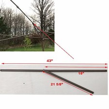 Capitolo 13' x 13' Pagoda Gamba Dritta Tettoia/Gazebo 2 PEAK TRUSS Barre Ricambi 