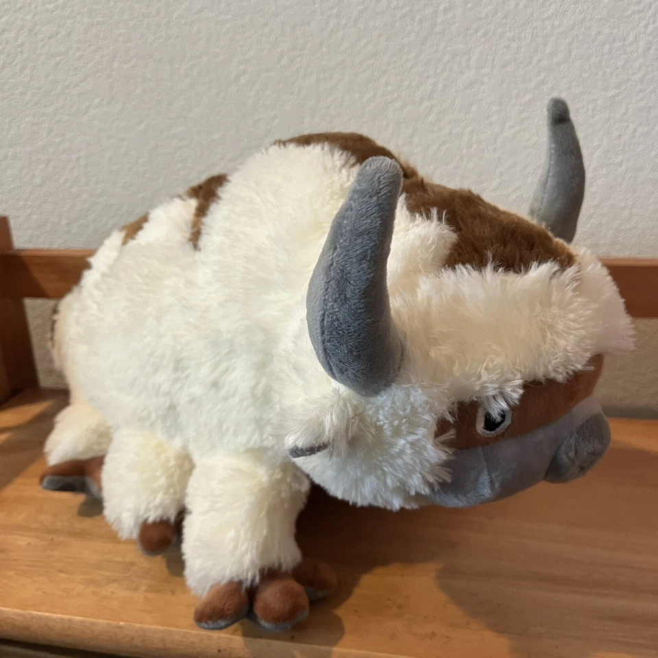 Muñeca de peluche de bisonte volador Avatar the Last Airbender APPA 18" Foto 4 de 4