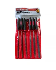 (2 Bags ) Hyper Tough Needle File Set 6 Assorted Files, 6-PIECENEEDLE FILE SET