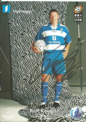 Ralf Keidel / MSV Duisburg / 1999-2000 season / autograph card
