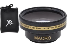 0.43x HD Wide Angle with Macro Lens for Sony HDR-CX580 HDR-PJ580