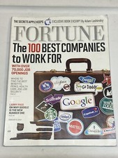 Fortune Magazine Feb 2012 100 Best Companies to Work For Apple Larry Page Google