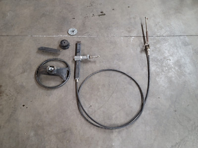 Teleflex Flat Rack Steering System Used With wheel 3950210 Outboard Boat Control