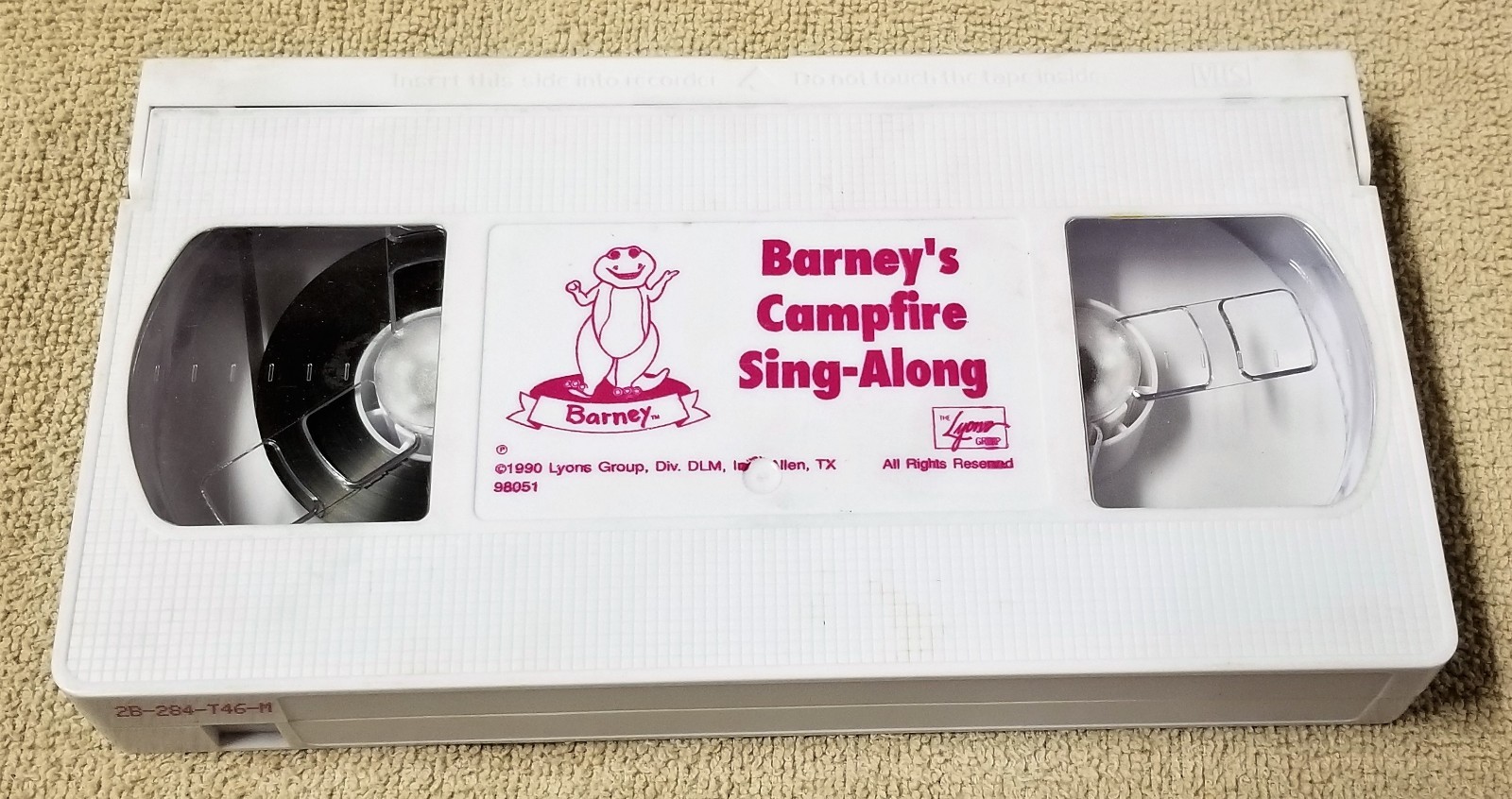 Barney Barneys Campfire Sing Along VHS 1990 Classic Favorite
