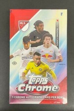 2021 Topps Chrome MLS Soccer Hobby Box - 1 Chrome Auto Per Box