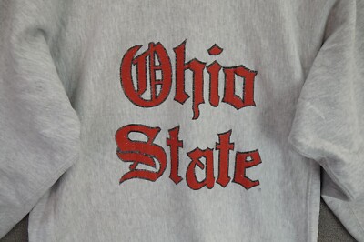 トップス 80s Champion REVERSE WEAVE Ohio Sweat Vintage 80s Champion Reverse Weave Ohio State Old English