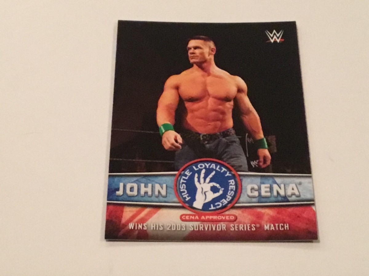 2017 Topps WWE Road to Wrestlemania John Cena Wins His 2003