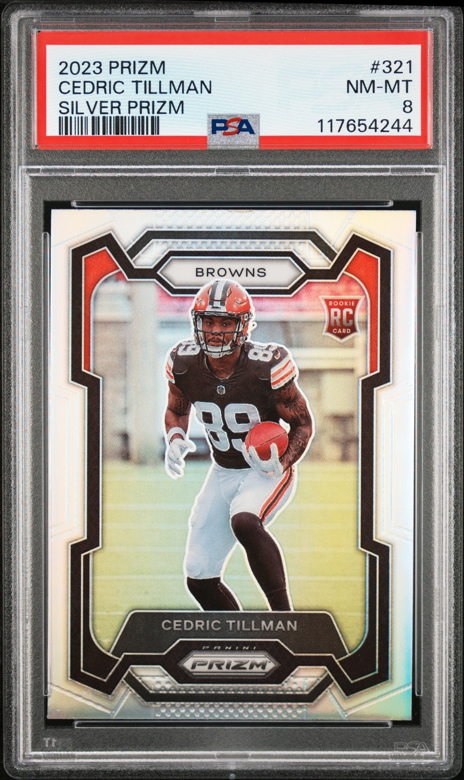 Cedric Tillman Panini Prizm #321 Silver