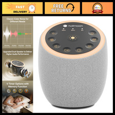 Sound Machine for Sleep - 40 Sounds, Dual-Speaker, White Noise, 4 Timers, Night