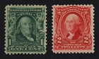 CKStamps: US Stamps Collection Scott#300 301 1c 2c Mint NH OG