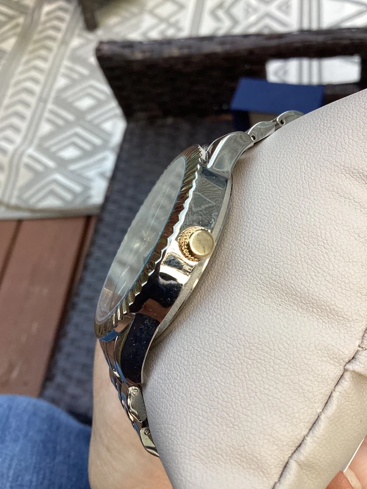 Reloj Joseph Abboud Hombre, Acero Inoxidable, Cara Marrón, Agujas/Números Tono Dorado Foto 4 de 4