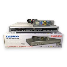 DAEWOO DVDP480 Progressive Scan 2-Mic Input Karaoke CD DVD VCD w/Remote Manual
