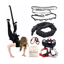 PRIOR FITNESS Bungee Fitness Set Yoga Bungee Cord Rope Resistance Air Dance R...