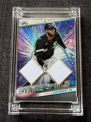 Luis Robert Jr. Stars of MLB Jersey Fusion Dual Relic /50 White Sox