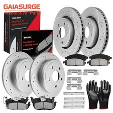 Front Rear Brake Rotors Pads For 2005 - 2009 2010 Jeep Grand Cherokee Commander Front Rear Brake Rotors Pads For 2005 - 2009 2010 Jeep Grand Cherokee Commander