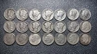 SILVER Dime Lot of 21 coins 90% Silver Mercury + 90% Silver Rosevelt 10c NR !