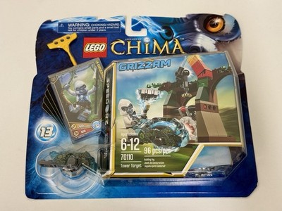 Lego 70110 Legends of Chima Grizzam Speedorz Tower Target Set Sealed Retired NIB