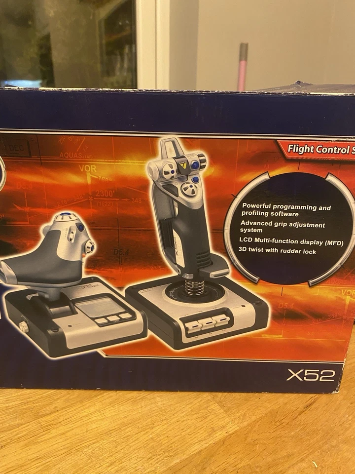 Saitek X52 Flight Control System Set for PC Boxed - Image 2 of 4