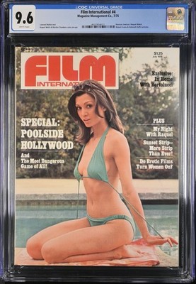 Film International #4 BIKINI-c Marvel 1975 Raquel Welch Rollerball Lepke CGC 9.6