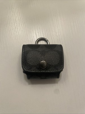 Coach Wireless AirPod Pro Case Black and Gray