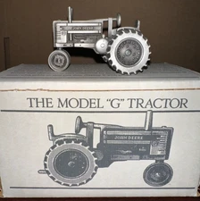 Spec Cast Pewter John Deere G Tractor RARE JDM-018 #100