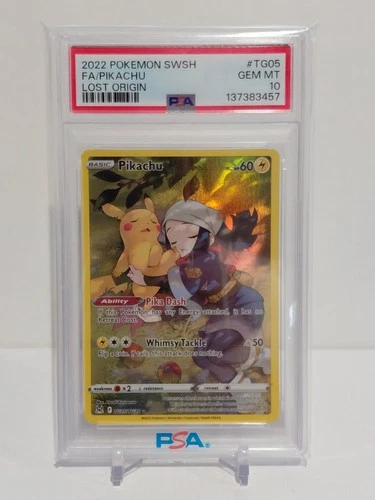 PIKACHU | 2022 POKEMON LOST ORIGIN | TG05 | PSA 10