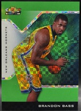 2004-05 Topps Finest GREEN XFractor Brandon Bass RC 02/30 NM 218 Hornets Celtics