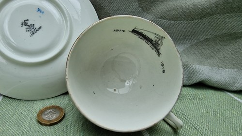 First World War Commemorative Victory Cup & Saucer by Chelson China - Picture 5 of 5