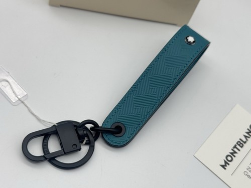 MONTBLANC EXTREME 3.0 FARN BLAU LEDER SCHLÜSSELANHÄNGER/SCHLÜSSELANHÄNGER NEU 100 % ORIGINAL 340 $ - Bild 7 von 12