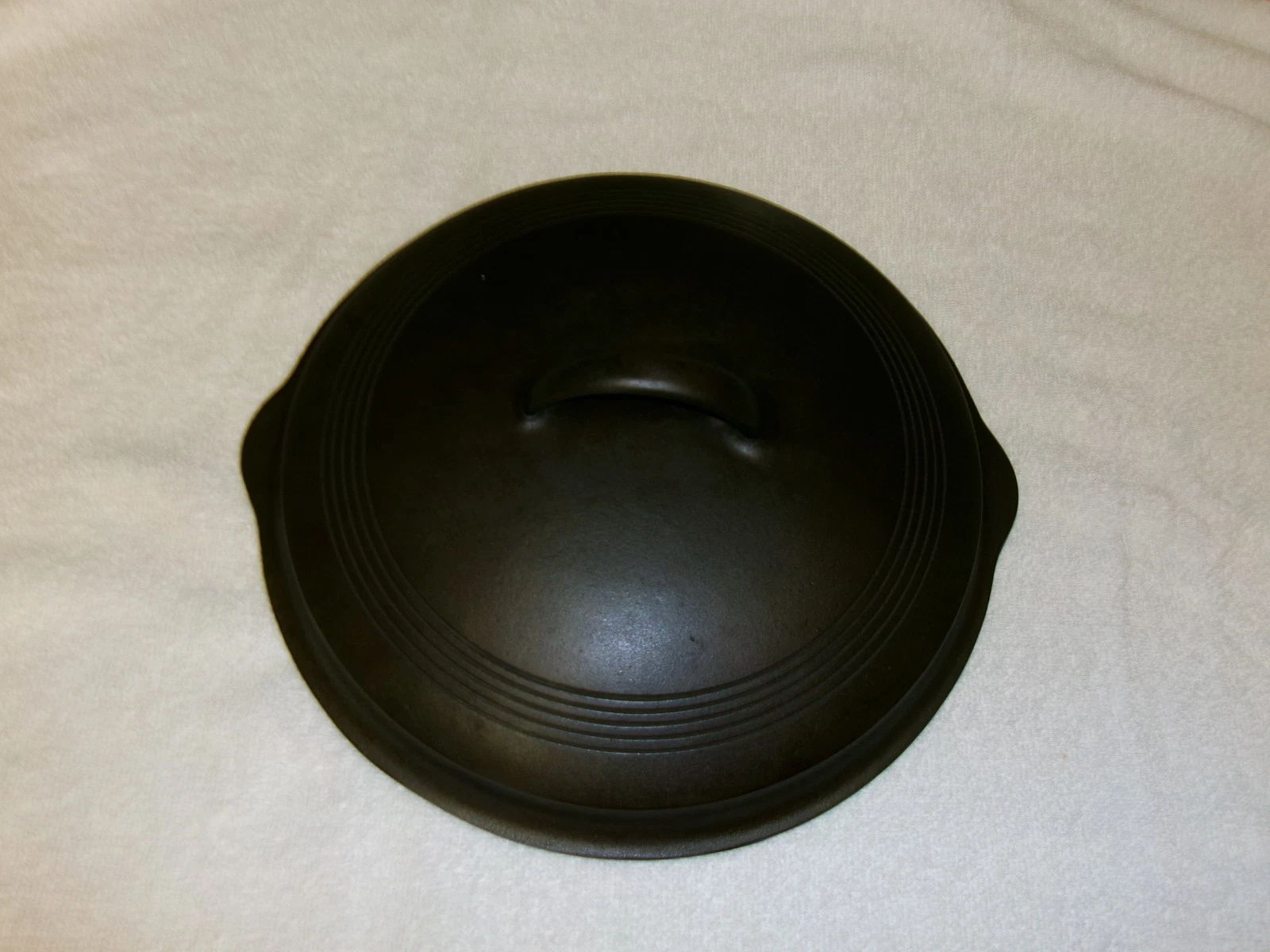 Vintage Wagner Ware 1070 Sidney -0- #10 Cast Iron Ring Top Skillet Lid Pat. 1922