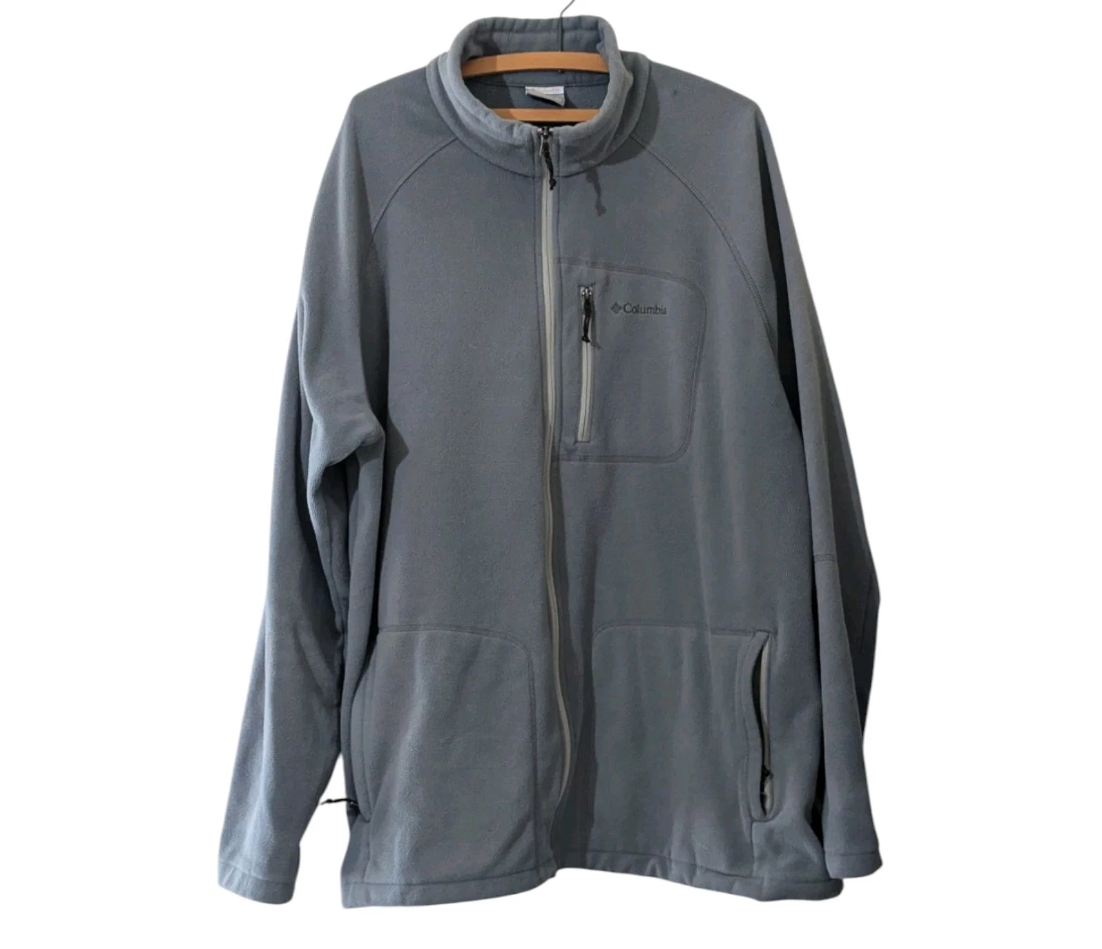Columbia Omni Heat Interchange Thermal Fleece Softshell Blue Mens Jacket 3XT E