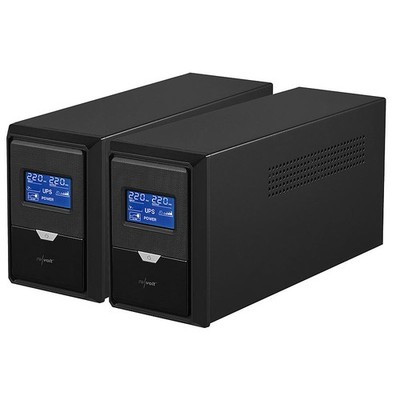 revolt 2er-Set Unterbrechungsfreie Stromversorgungen 800 VA, 480 W, 2x 230 V