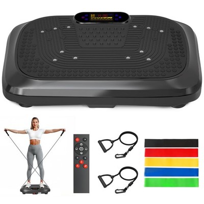 Vibrationsplatte 200 stufen, Ganzkörper Training für Zuhause,Stabil bis 450lbs