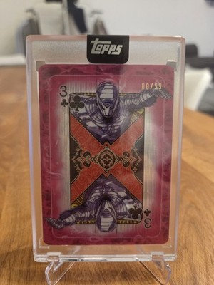 2025 Topps Marvel Mint Gambit's Deck Chrome Quicksilver /99