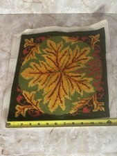 vintage needlepoint canvas Completed