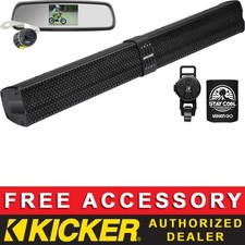 KICKER KPB2 ATV/UTV/GOLF CART 10-SPEAKER POWERBAR W/UNIVERSAL BACK-UP CAMERA