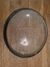 Antique Barometer Cast Brass Bezel + Convex Glass Overall 8.5" 