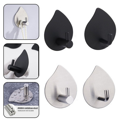 304 Edelstahl Wandgarderobenhaken für Badezimmer und Accessoires