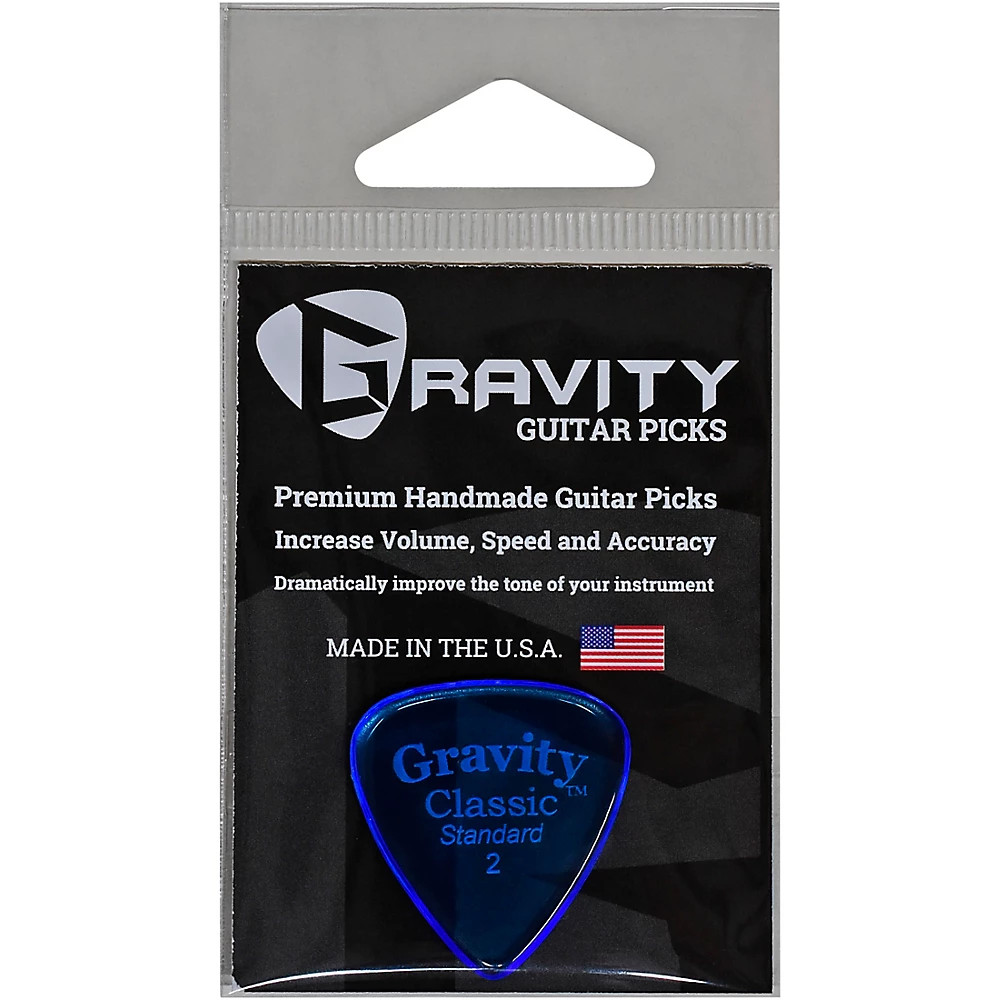 GRAVITY PICKS Classic Standard Полированный синий 20 мм 2190₽