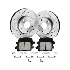 Front Brake Kit Compatible with Toyota Lexus, 1997-2001 Camry V6 3.0L ONLY ...