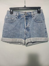 Y2K Vintage Women's GAP Best Basics Loose Fit Cuffed Jean Shorts. Size 4. 100
