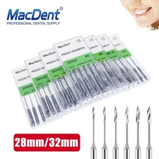 Dental PEESO REAMERS Drills 28/32mm Stainless Steel Endodontic Root Canal 1 Pack