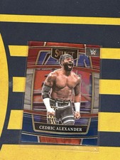 2022 Panini Select WWE - Concourse Cedric Alexander #25 Red & Blue