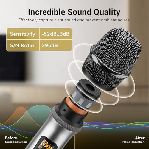 VV/UUデュアルハイパワー機　DR-610H セパレート対応 Amazon.com: XZL UHF Wireless Microphone, Rechargeable Two