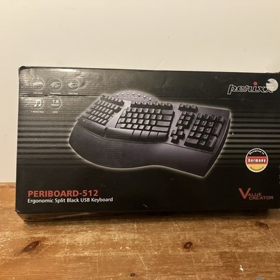 Perixx PERIDUO-505, Ergonomic Keyboard and Mouse. (New-Open BOX)