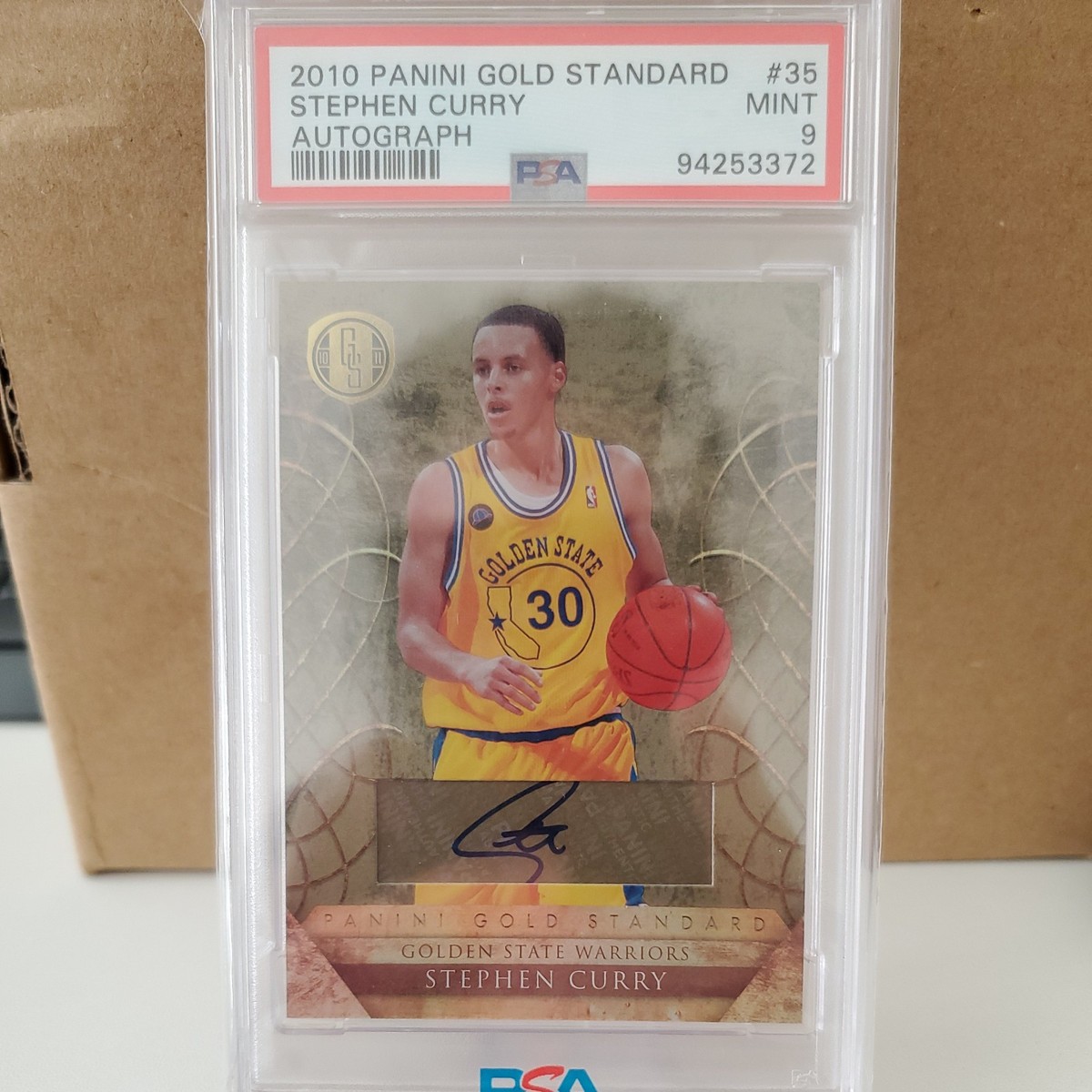 ?MINT /299 AUTO! Stephen Curry 2010-11 NFL Gold Standard #35 GS 