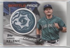 2022 Topps Series 1 City Flag Commemorative Relics Jarred Kelenic Patch 1lh3