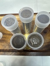 TUBE OF 50 INDIAN HEAD CENTS RANDOM COLLECTION PENNY SET
